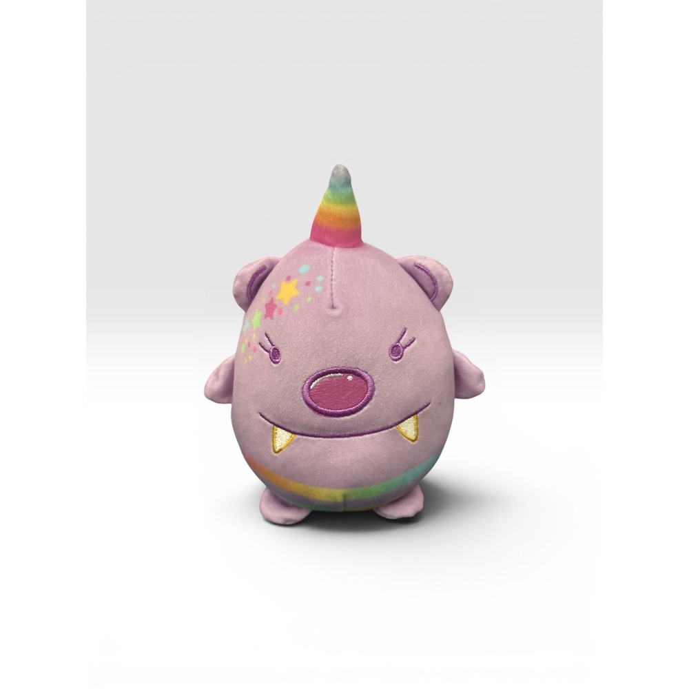 Moriah Elizabeth Georgie Plush Purple Rainbow Narwhal Monster YouTuber Merch Toy